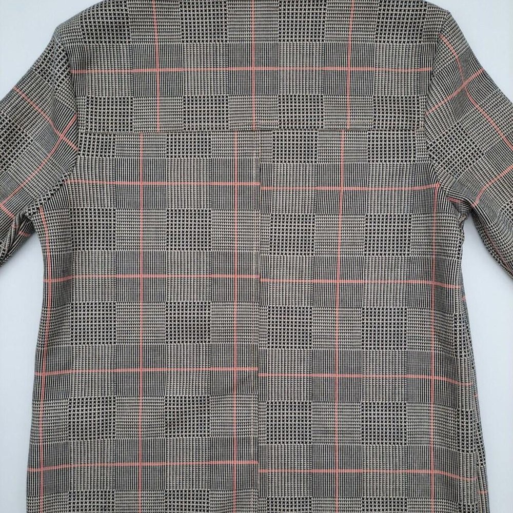 Zara W/B Patterned Plaid Womens Shirt - Picture 9 of 9